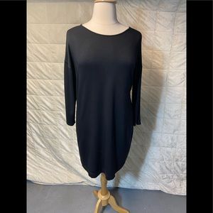 Loft outlet black knot sweatshirt dress XL